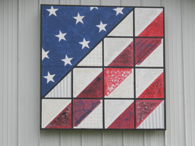 Hancock County Ohio Barn Quilts American Flag