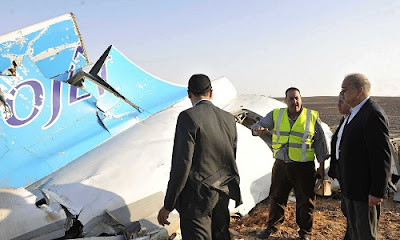Máy bay Nga rơi tại Ai Cập