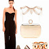 Look Invitada. Mono Negro y Complementos Dorados.