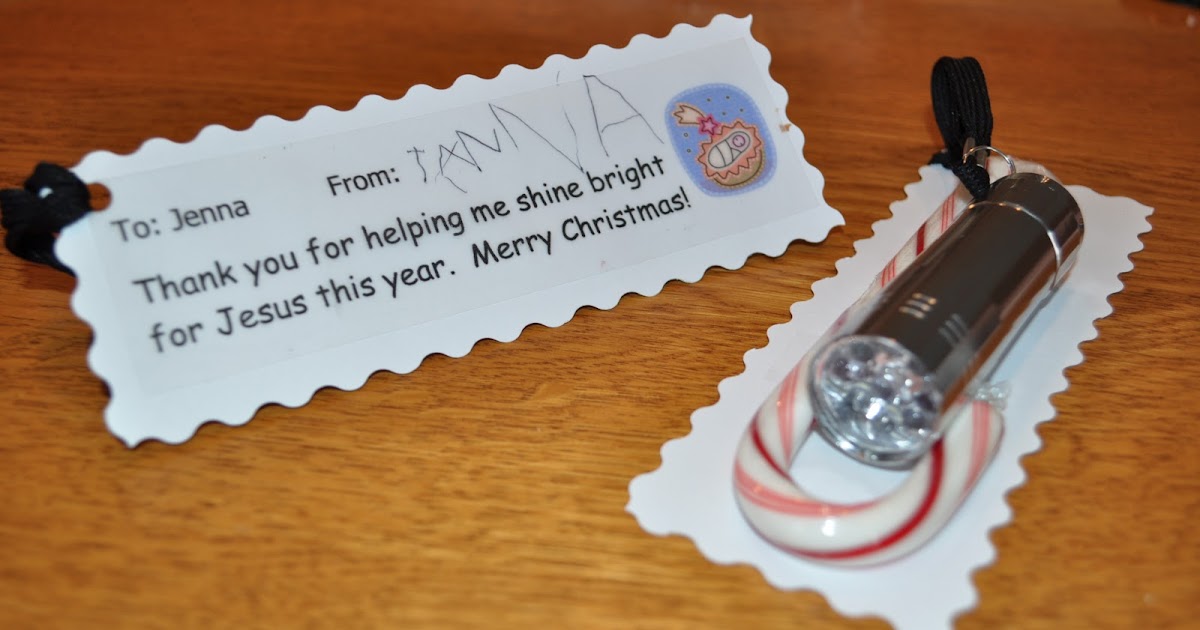 Attempting Craftiness: Sunday School Teacher Christmas Gift