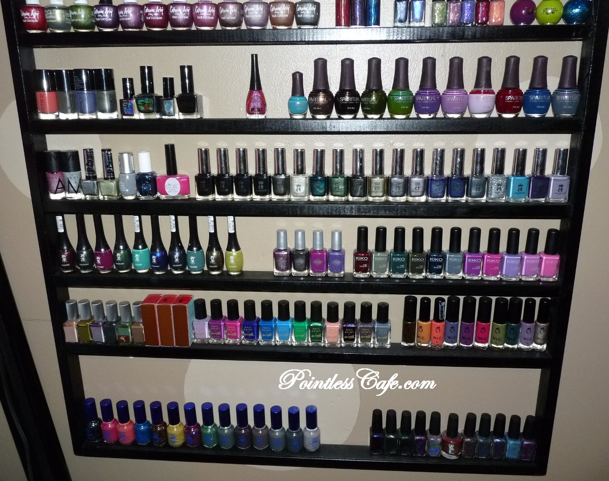 Nail Polish Storage and Collection 2.0 Pointless Cafe