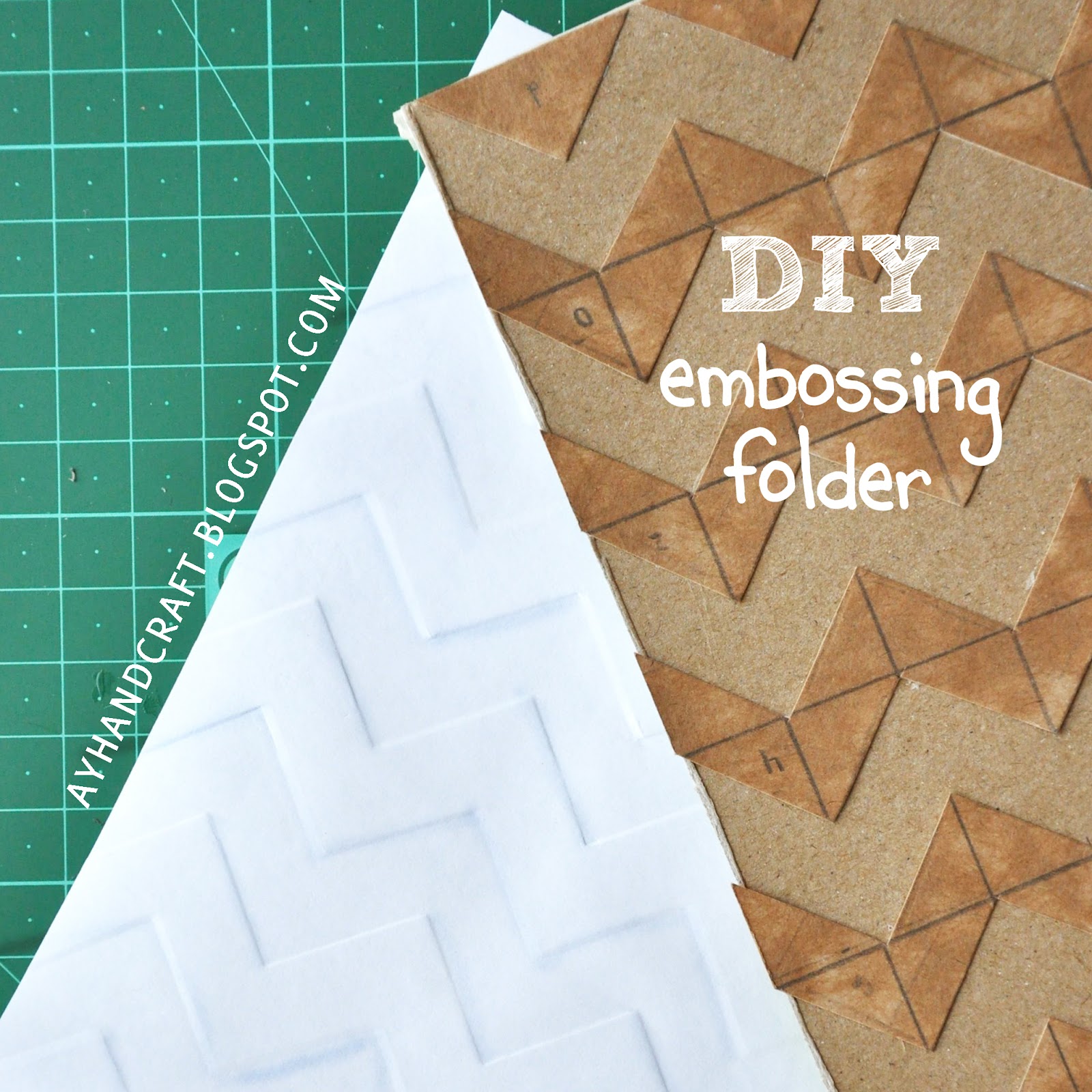 DIY Embossing Folder Agus Blog