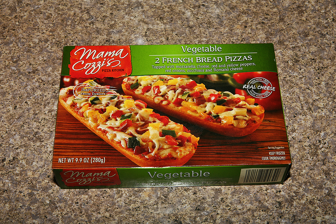 The Shit I Eat Mama Cozzi's Vegetable Bread Pizzas