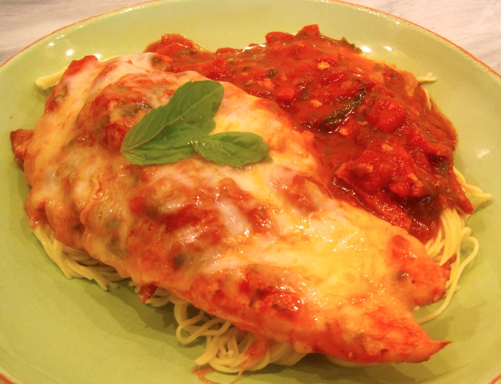 The Wooden Spoon Diaries Chicken with PepperoniMarinara Sauce