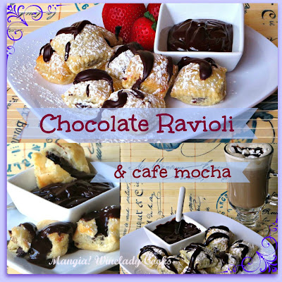 chocolate ravioli chocolate ravioli pastry