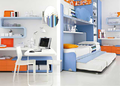 Selection of Bed in the room Interior Decoration