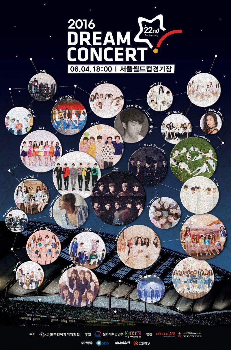 Dream Concert to be broadcast live on V Live r/kpop