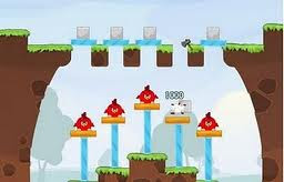Juega a un juego similar a Angry Birds