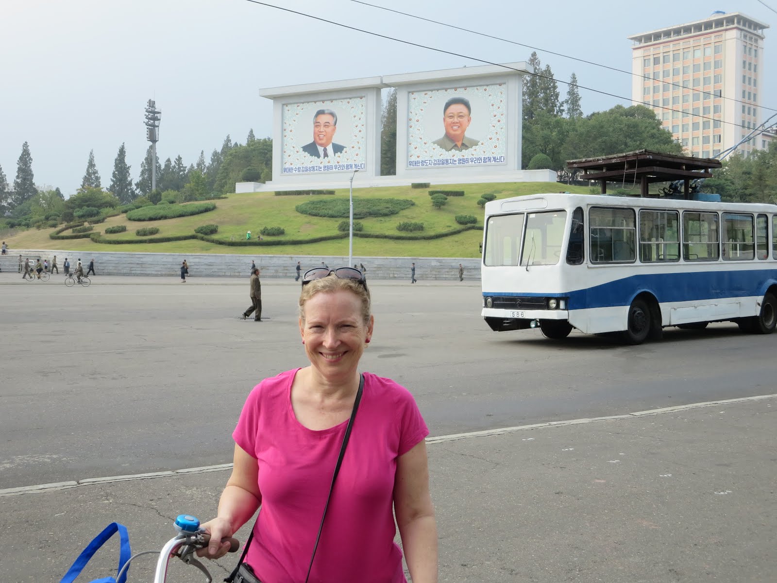 Biking in Pyongyang 2015