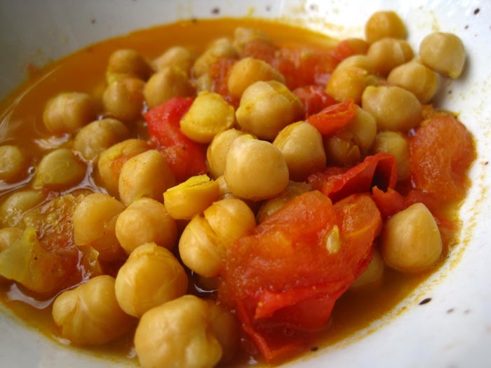 Vegan à Montréal: Pois chiches au gingembre