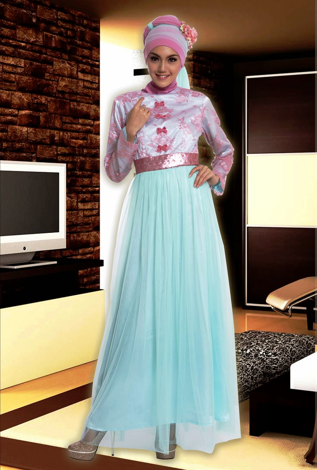 Model Baju Muslim Trendy Bahan Sifon Terbaru Model Baju Muslim Trendy Bahan Sifon Terbaru