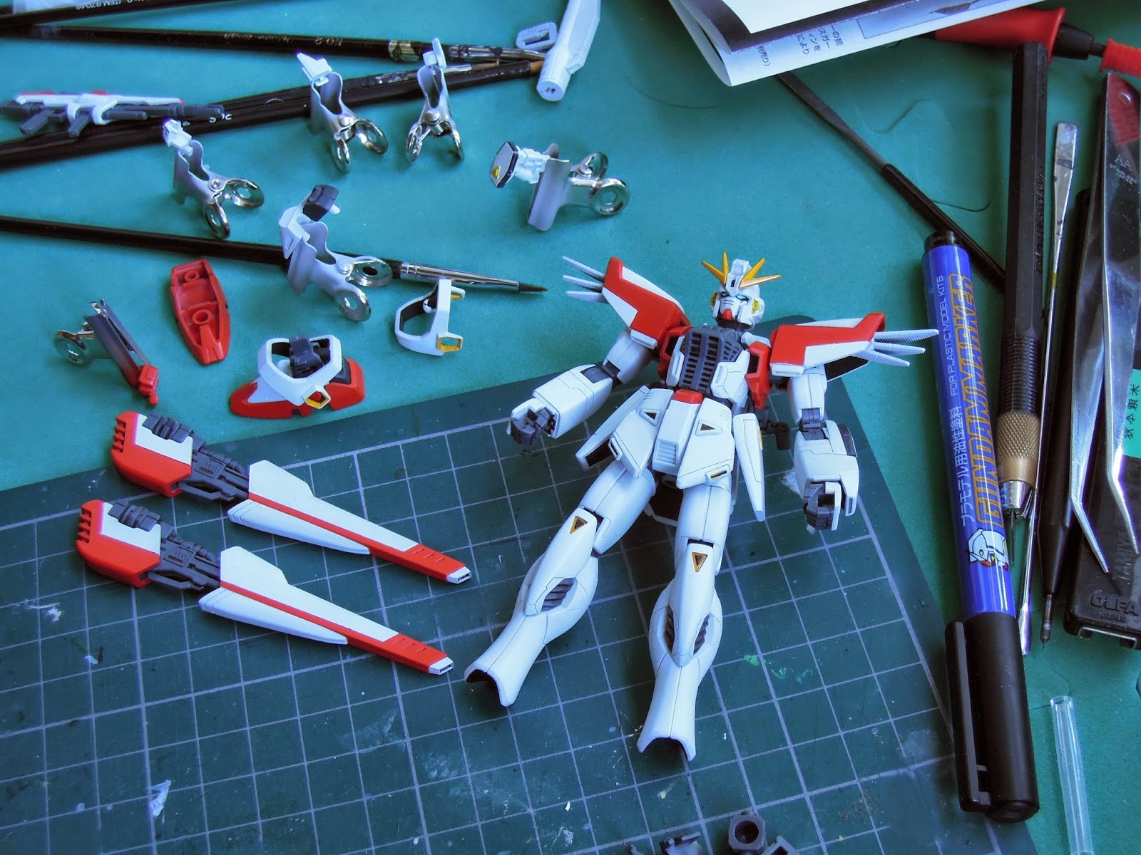 ガンプラ制作 力尽きたら終了 Hg F91イマジン ６