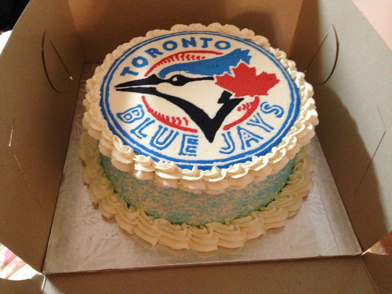 Crafting Baker: Toronto Blue Jays Birthday Cake