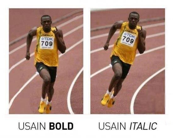 Bold & Italic