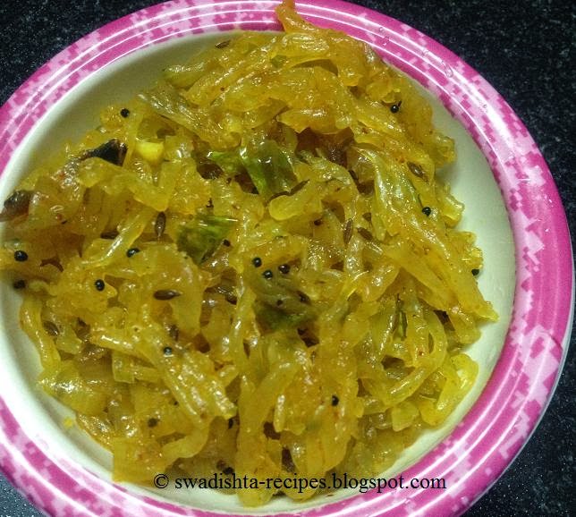 Swadishta Recipes Kurdaichi Bhaji