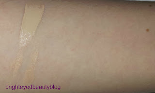 Swatch of Rimmel London BB Cream 9-in-1 Skin Perfecting Super Makeup SPF 25 in Light