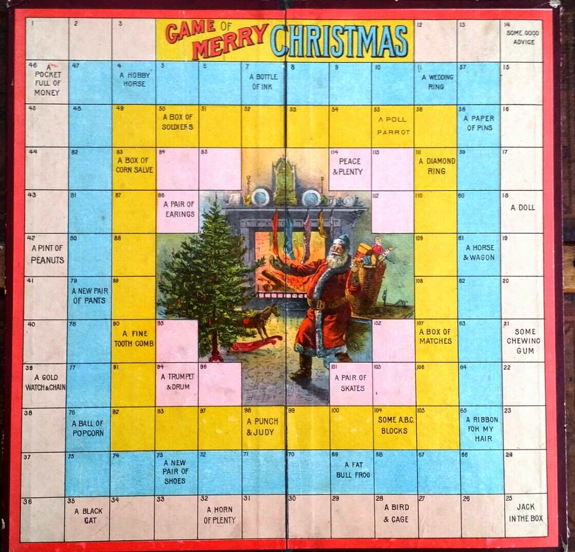 Tracy's Toys (and Some Other Stuff): Antique Christmas Board Game