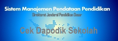 data Dapodik sekolah yang dikirim ke server pusat pendataan dikdas