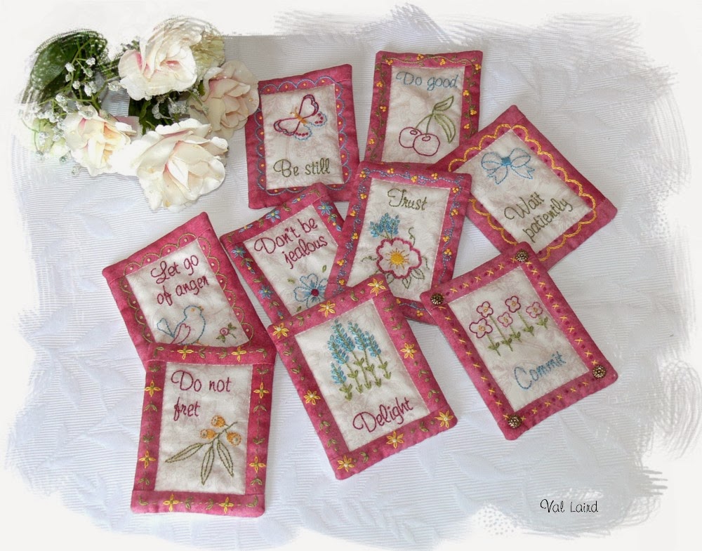 Val Laird Designs - Journey of a Stitcher: Free Pattern Launch - 2014 Block of the Month Wall Quilt