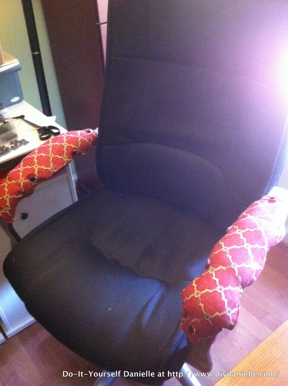 DIY Chair Arm Covers DIY Danielle