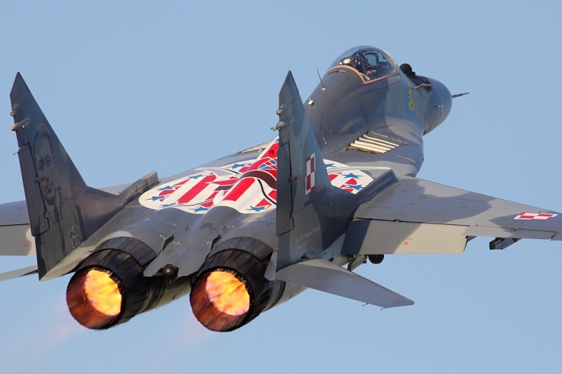 Mig 29 With Special Marking For Vi World Congress Of Polish
