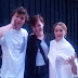 First Photo of Shailene Woodley and Ansel Elgort Together with Veronica Roth on the Set of Divergent