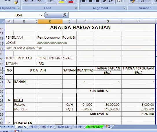 CONTOH RAB DAN GAMBAR PABRIK ES BALOK CONTOH FILE RAB DAN