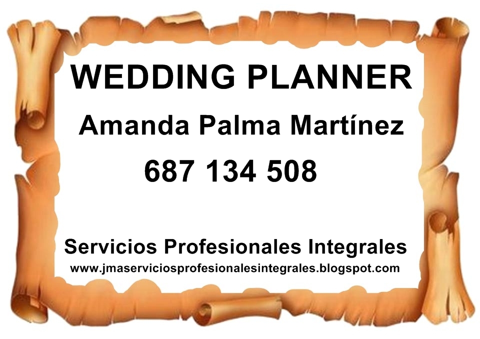 Contacto Wedding Planner Amanda