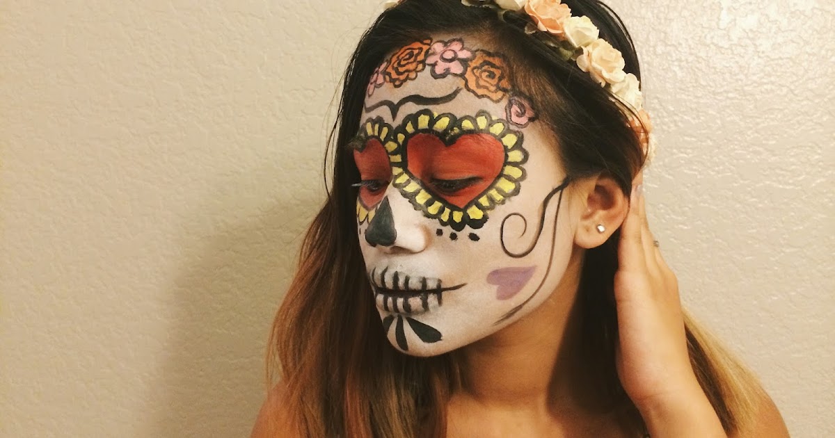 diy sugar skull headpiece