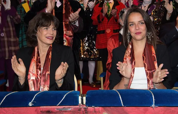 Princess Stephanie of Monaco and daughter Pauline Ducruet attend the 40th International Circus Festival
