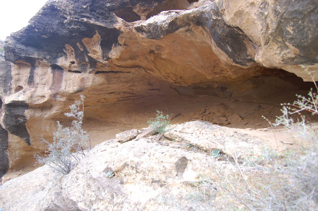 Largest Freemont Indian Cliff-Side Cavern in Nine Mile Canyon Utah
