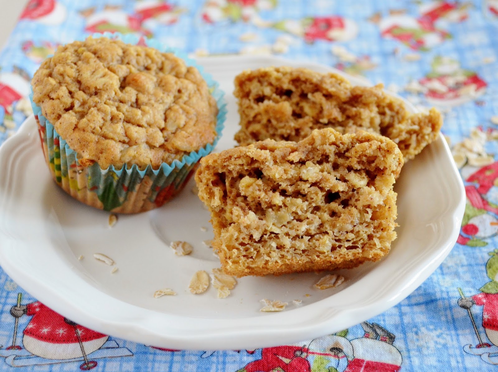 Our Beautiful Mess Let's Snack Oatmeal Applesauce Muffins