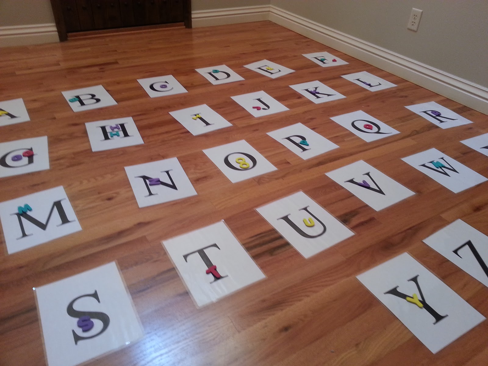 Play Create Explore Fun Learning Activities with Laminated Alphabet