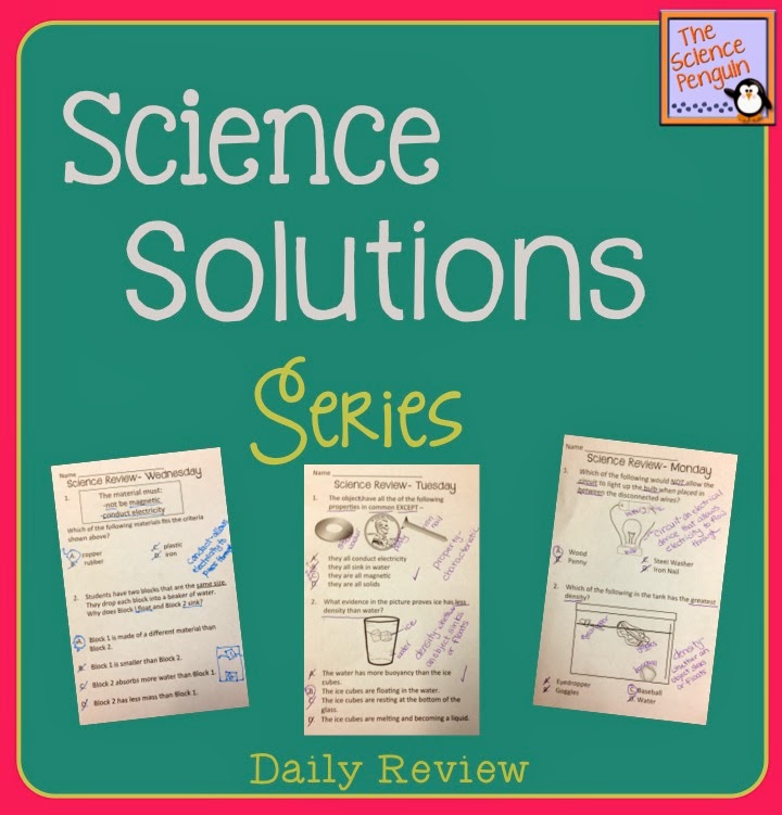 Science Solutions {Daily Review} — The Science Penguin