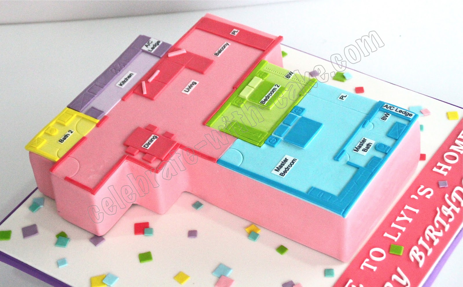 Floor Plan Cake