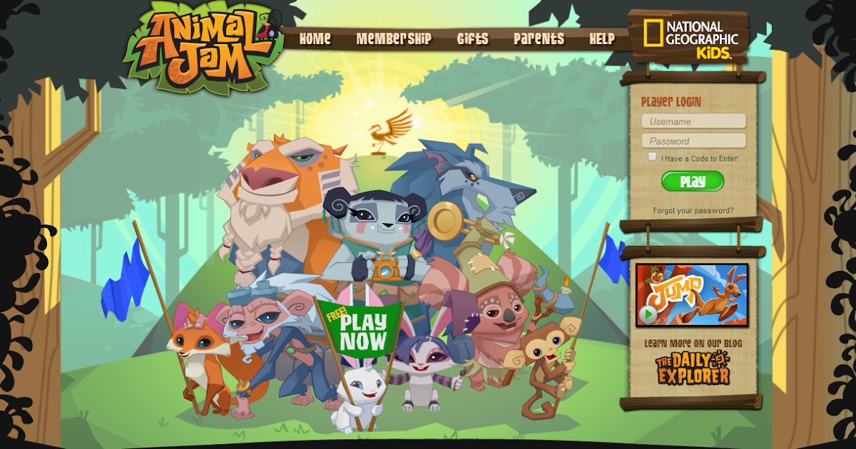 All About Animal Jam Home Page