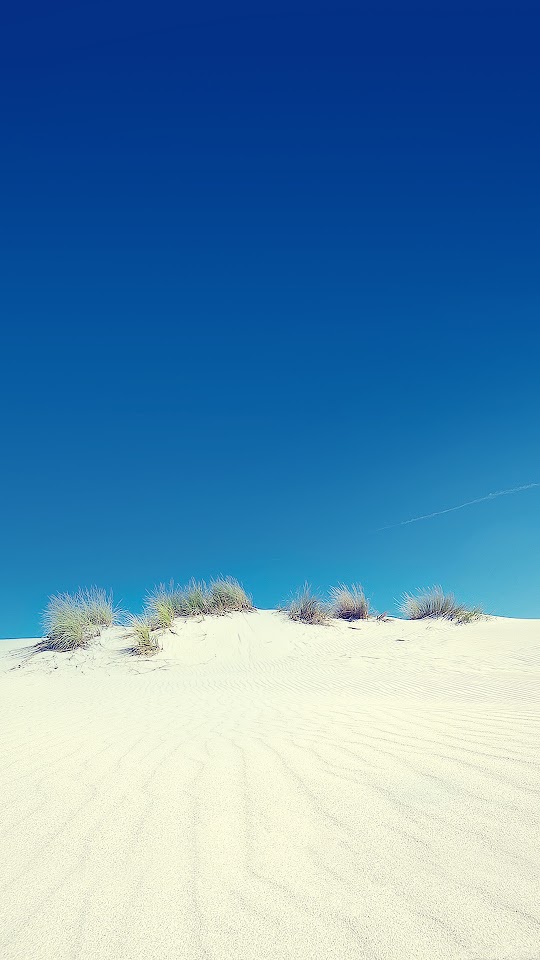 Desert Sand Dune Clear Blue Sky Android Wallpaper