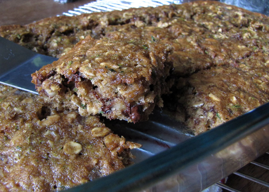 Smells Like Food in Here ZucchiniOatmealChocolate Bars