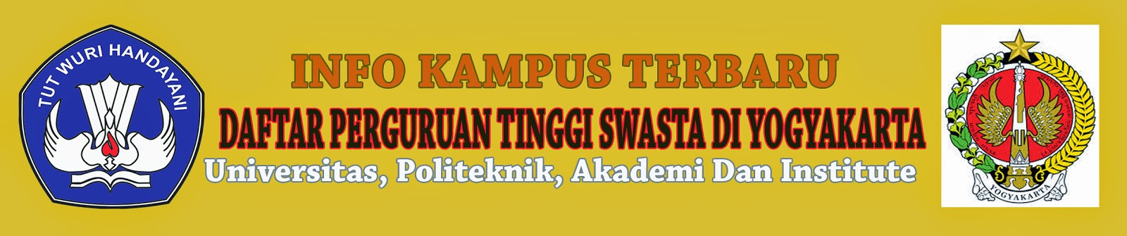 Daftar Perguruan Tinggi Swasta Di Yogyakarta | Info Kampus Terbaru | Informasi Seputar Dunia Kampus