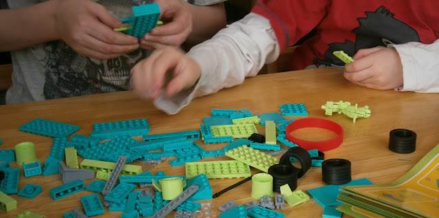 character building brick playset simular to lego