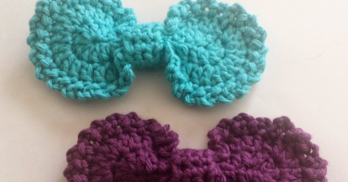 Indecisively Chic: Crochet Oval Bow