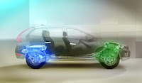 Volvo XC60 Plug-in Hybrid Concept (2012) Side X-Ray