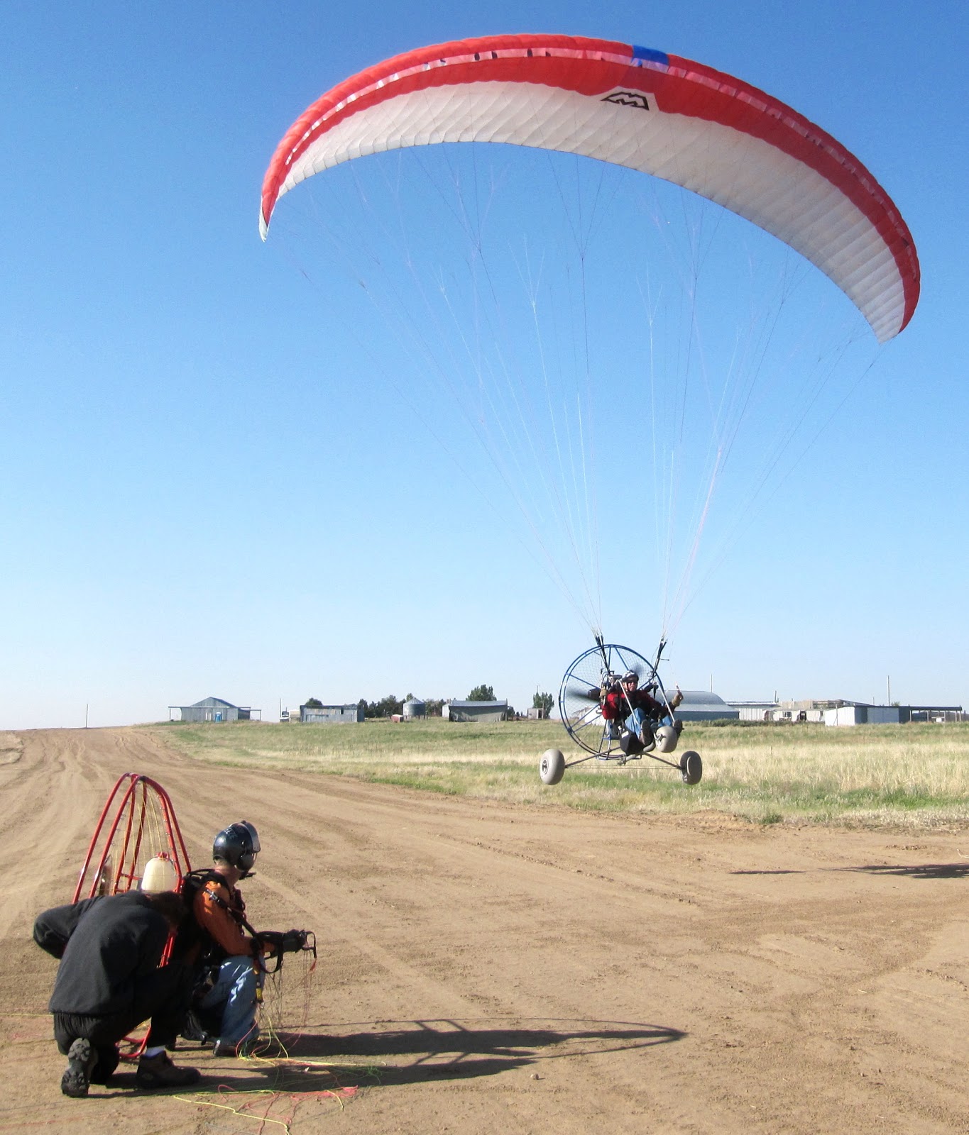 Powered Paragliding Pikes Peak Powered Paragliding Club visits The Flock