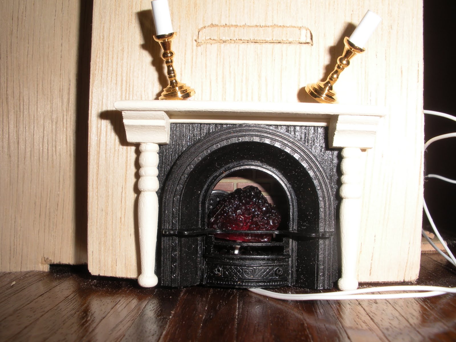Victorian Half Scale Fairfield Dollhouse Four Fireplaces for the Fairfield