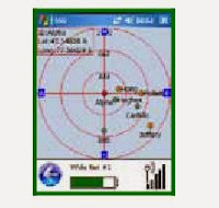 Вид информации радиопланирования на дисплее ПК при работе программного обеспечения RF-7800S-PK001