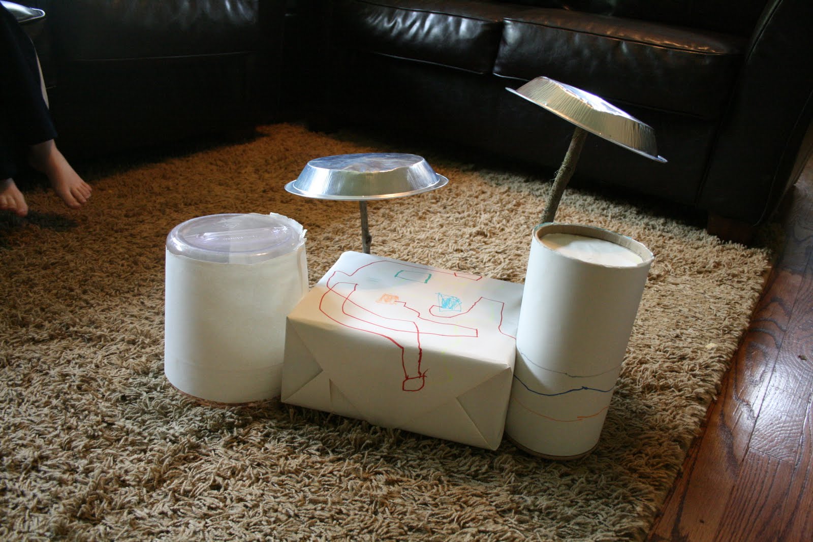 Art For Little Hands Cardboard Drum Set