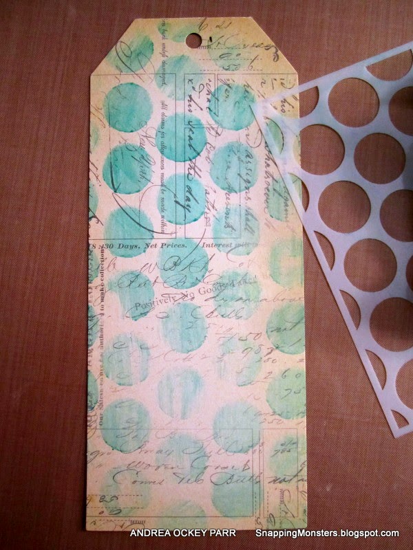 Snapping Monsters Tutorials Stamping Over Stencils