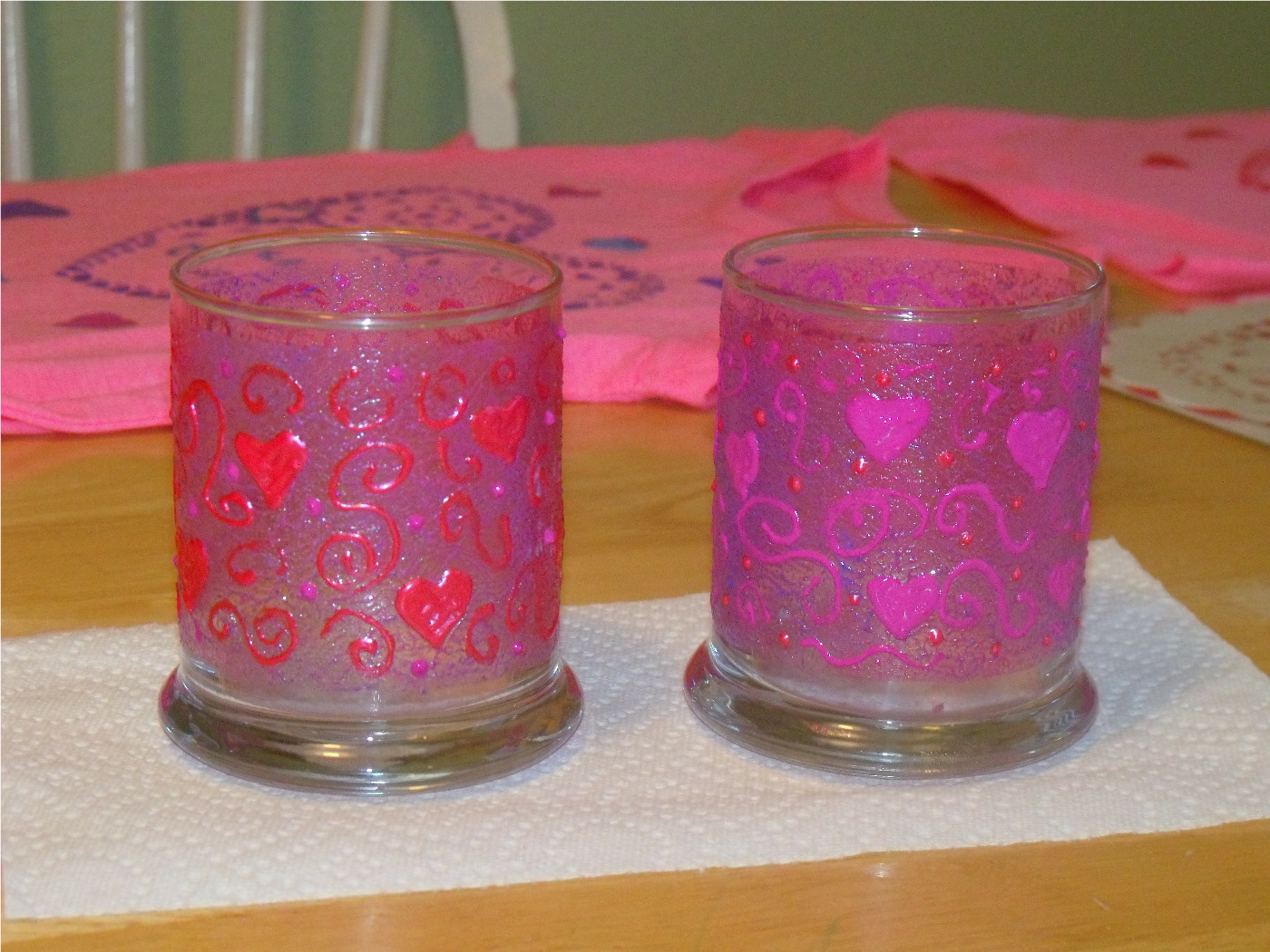Clever, Crafty, Cookin' Mama Easy Glass Votive Pretty and Fun