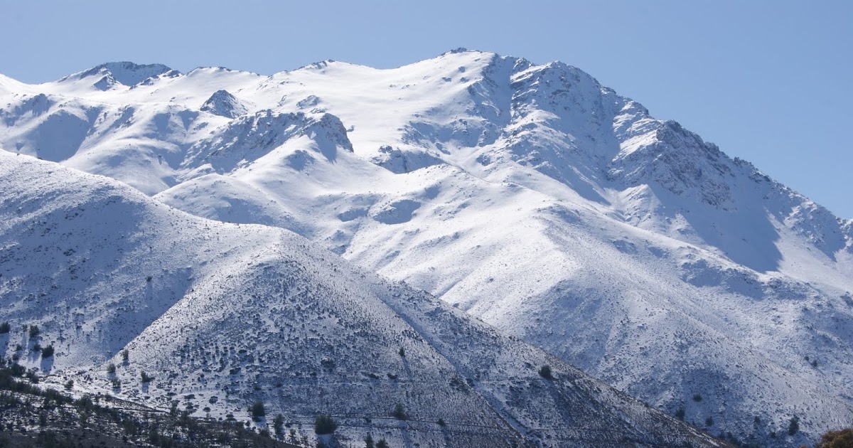 Illapel: CÉSPEDES BAJO LA NIEVE