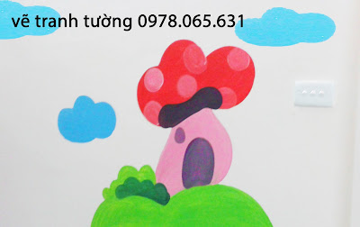 vẽ tranh tường mầm non vẽ tranh tường,vẽ tranh tường phòng bé
